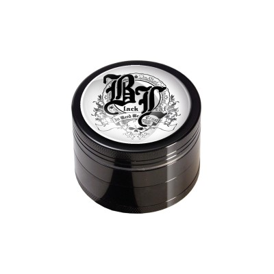 'Black Leaf' Grinder 4-part 'In Weed We Trust' 50mm
